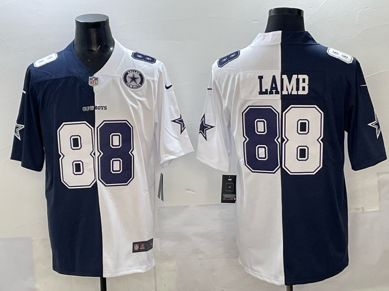 Men 2025 Dallas Cowboys #88 Lamb Blue white Nike Limited NFL Jersey 001->dallas cowboys->NFL Jersey